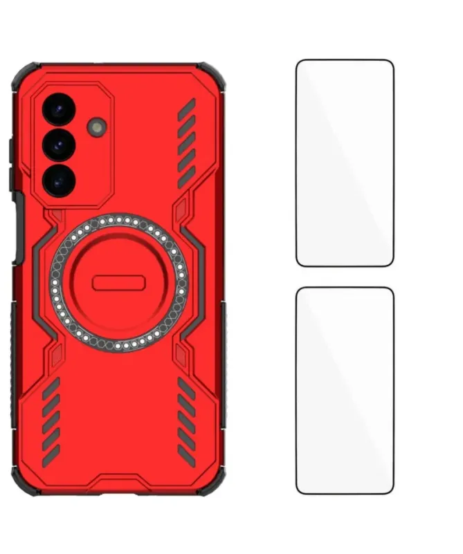 Pack Samsung Galaxy A17 5G Coque Anti-choc Magnétique et 2 Verres