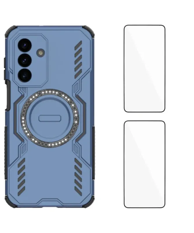 Pack Samsung Galaxy A17 5G Coque Anti-choc Magnétique et 2 Verres