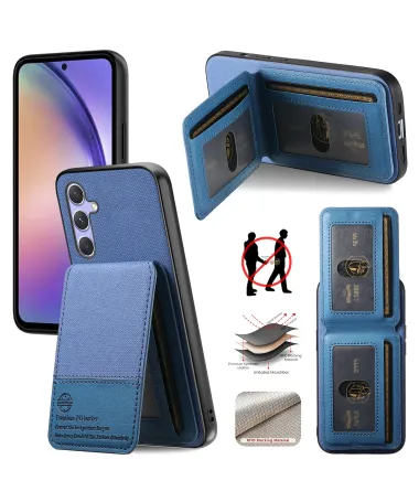 Coque Samsung Galaxy A17 5G Portefeuille Anti-RFID avec Support