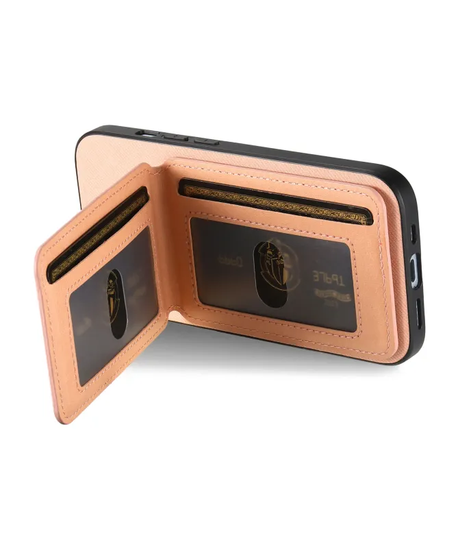 Coque Samsung Galaxy A17 5G Portefeuille Anti-RFID avec Support