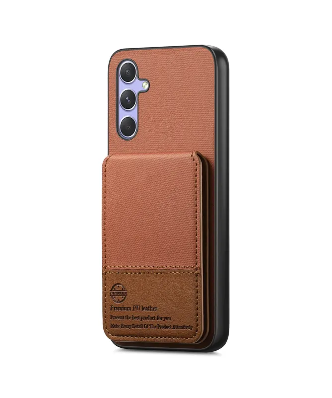 Coque Samsung Galaxy A17 5G Portefeuille Anti-RFID avec Support