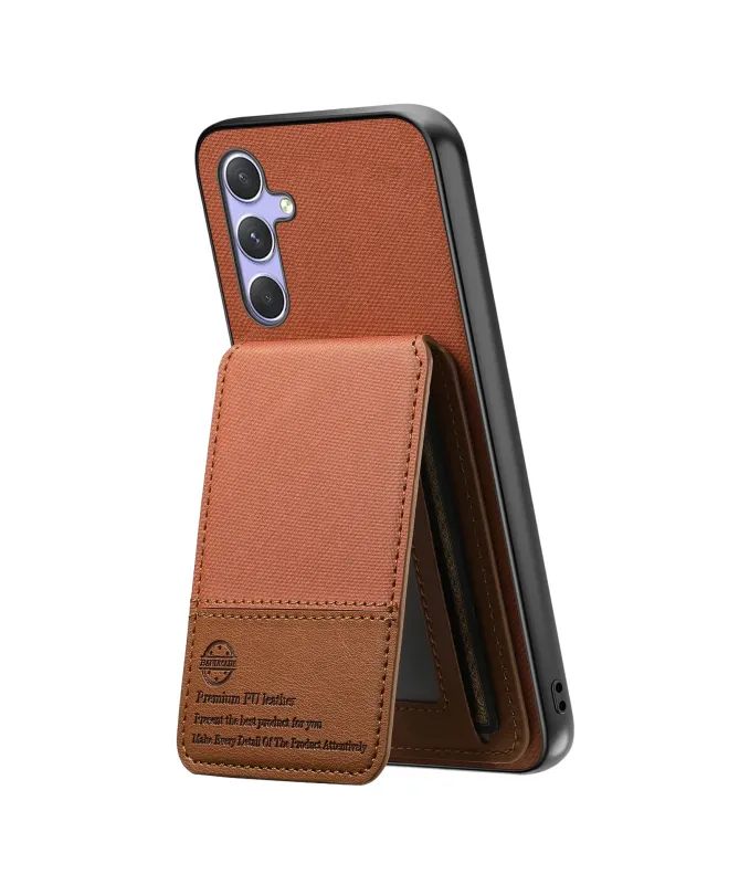 Coque Samsung Galaxy A17 5G Portefeuille Anti-RFID avec Support