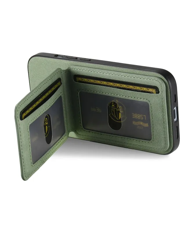 Coque Samsung Galaxy A17 5G Portefeuille Anti-RFID avec Support