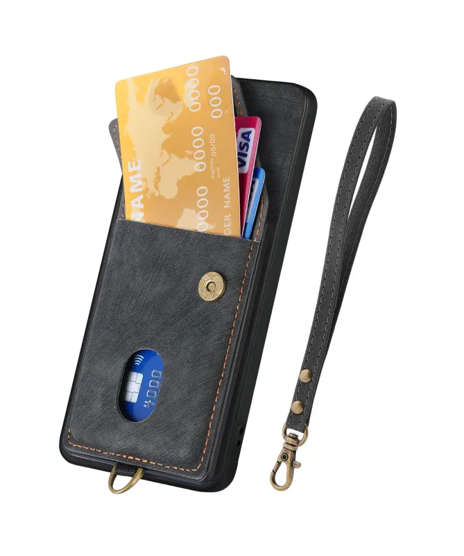 Coque Portefeuille Samsung Galaxy A17 5G Effet Cuir avec Support