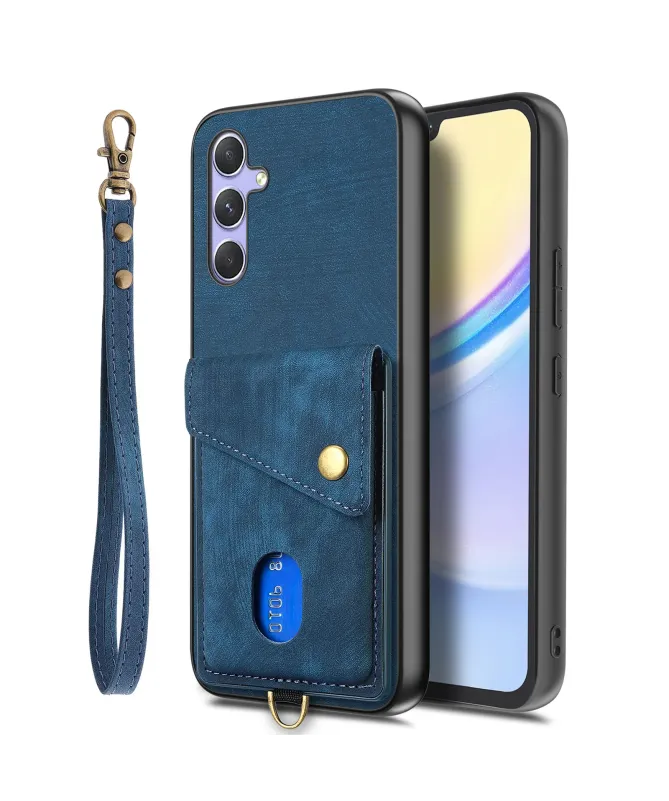 Coque Portefeuille Samsung Galaxy A17 5G Effet Cuir avec Support