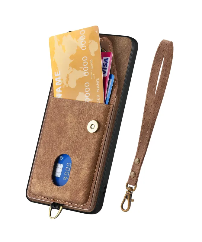 Coque Portefeuille Samsung Galaxy A17 5G Effet Cuir avec Support