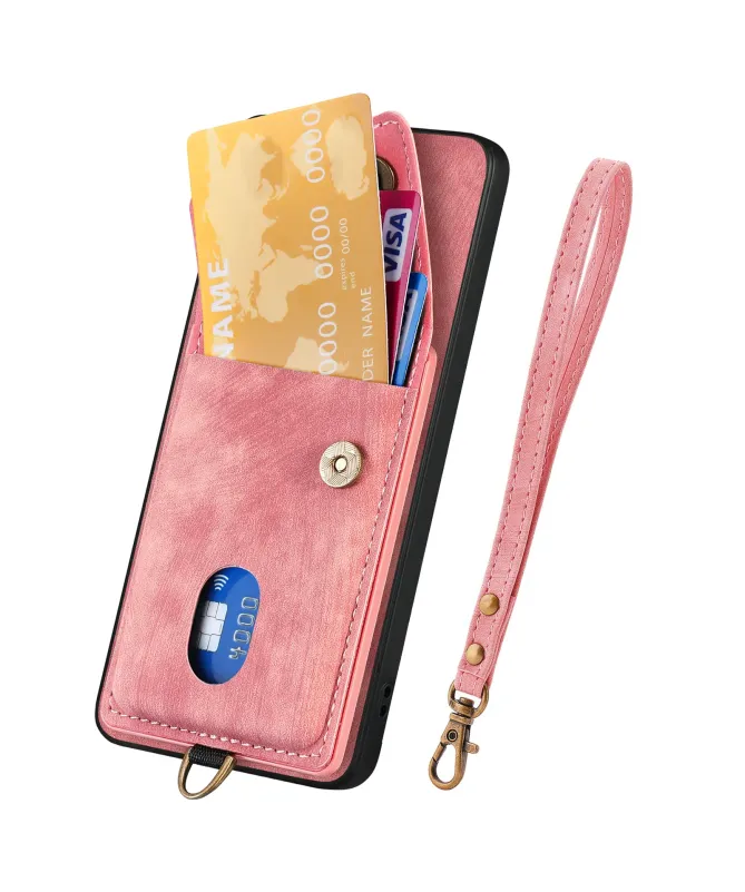 Coque Portefeuille Samsung Galaxy A17 5G Effet Cuir avec Support