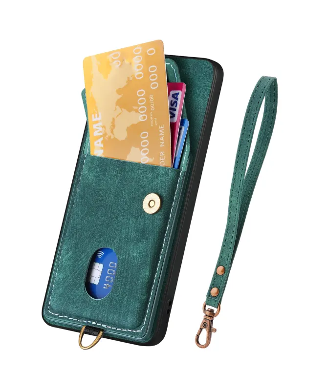 Coque Portefeuille Samsung Galaxy A17 5G Effet Cuir avec Support