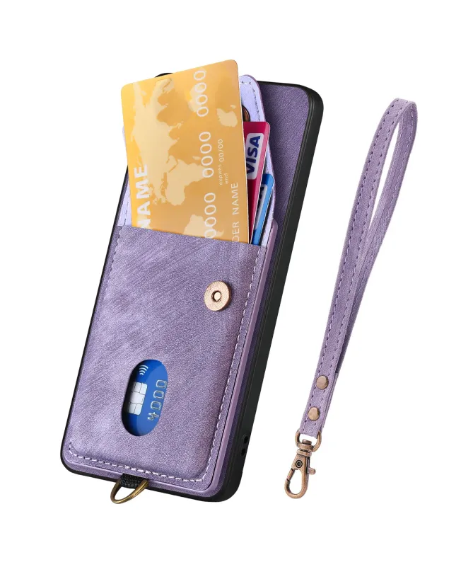 Coque Portefeuille Samsung Galaxy A17 5G Effet Cuir avec Support