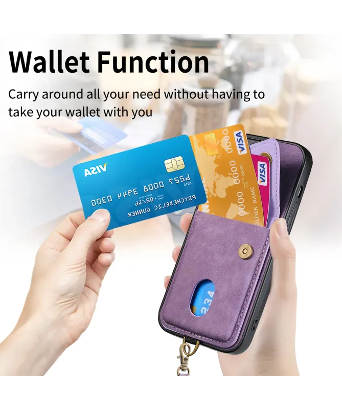 Coque Portefeuille Samsung Galaxy A17 5G Effet Cuir avec Support