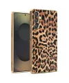 Coque Samsung Galaxy A17 5G Léopard avec Cadre Doré