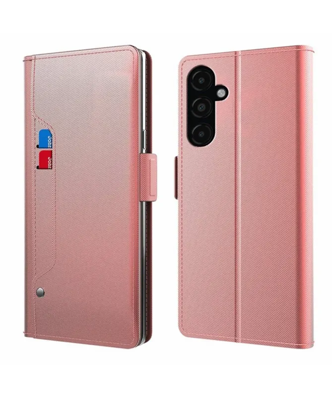Housse Samsung Galaxy A17 5G Flip premium porte cartes avec miroir