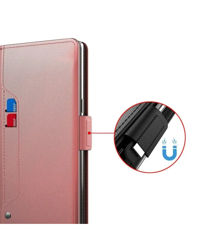 Housse Samsung Galaxy A17 5G Flip premium porte cartes avec miroir