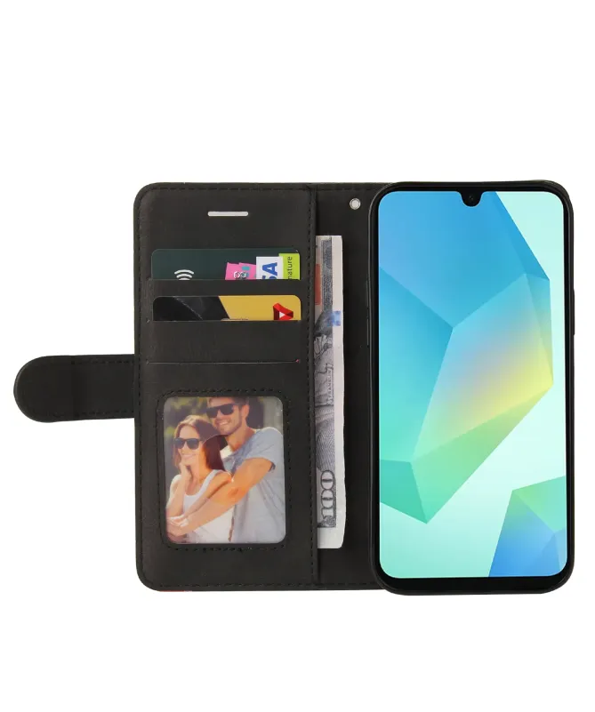 Housse Portefeuille Galaxy A17 5G Bicolore Artistique avec Support