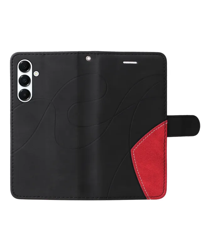 Housse Portefeuille Galaxy A17 5G Bicolore Artistique avec Support