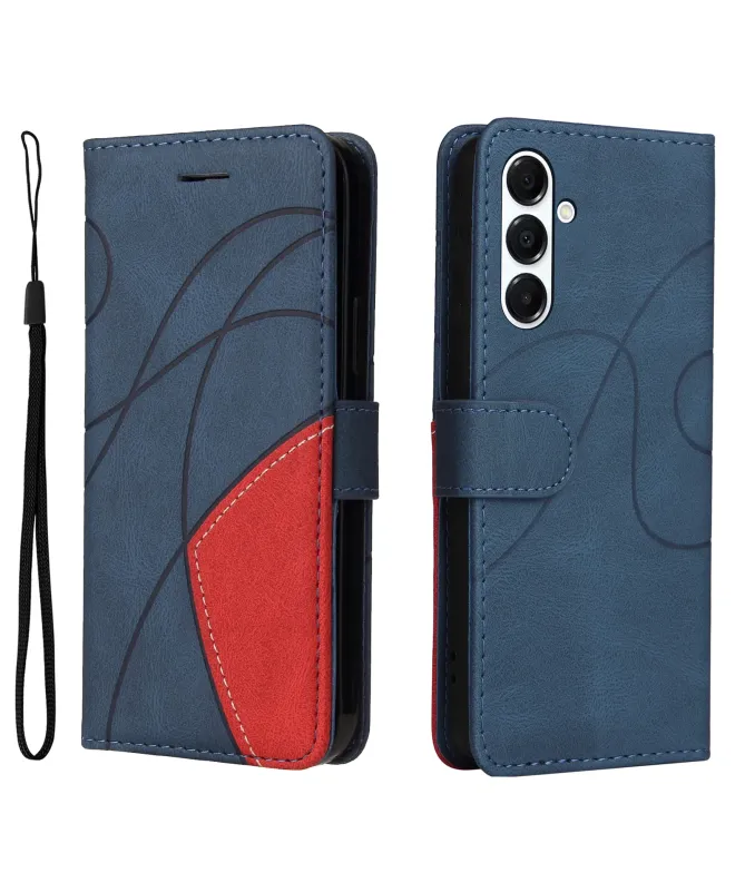 Housse Portefeuille Galaxy A17 5G Bicolore Artistique avec Support