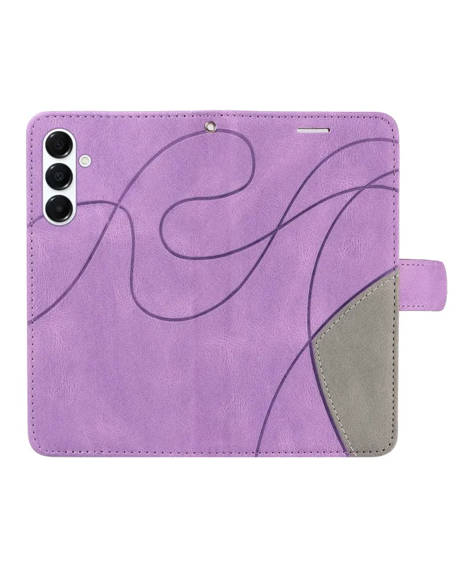 Housse Portefeuille Galaxy A17 5G Bicolore Artistique avec Support