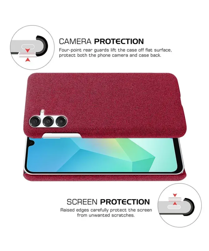 Coque Samsung Galaxy A17 5G revêtement tissu