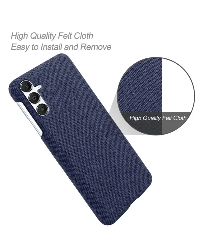 Coque Samsung Galaxy A17 5G revêtement tissu