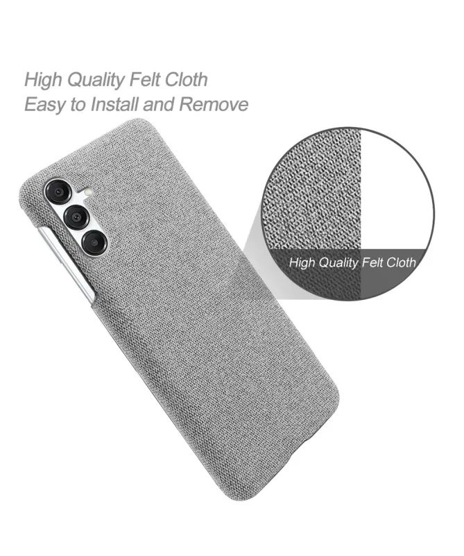 Coque Samsung Galaxy A17 5G revêtement tissu