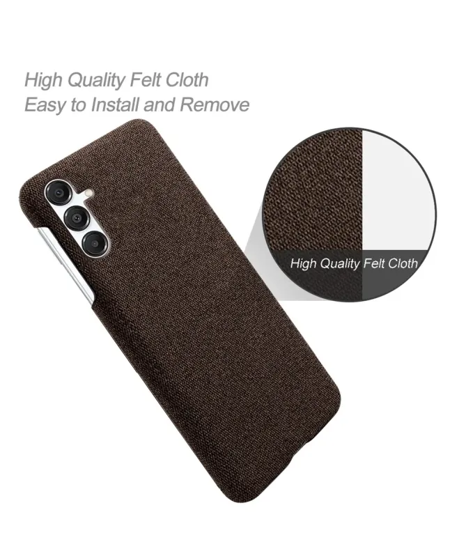 Coque Samsung Galaxy A17 5G revêtement tissu