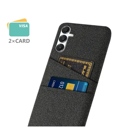 Coque Samsung Galaxy A17 5G en Tissu Anti-choc avec Porte-Carte