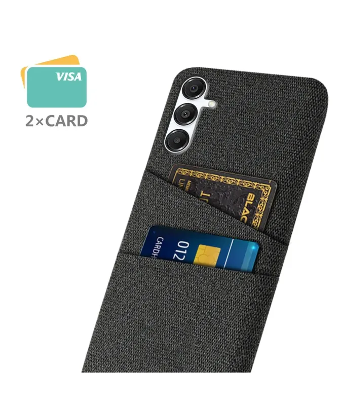 Coque Samsung Galaxy A17 5G en Tissu Anti-choc avec Porte-Carte