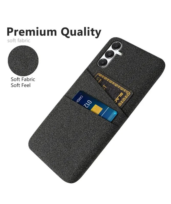 Coque Samsung Galaxy A17 5G en Tissu Anti-choc avec Porte-Carte