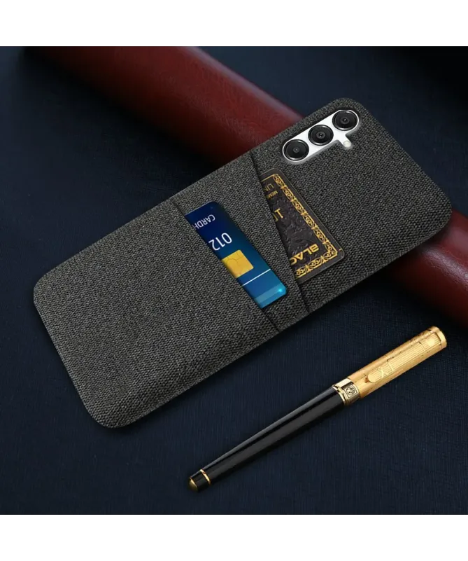 Coque Samsung Galaxy A17 5G en Tissu Anti-choc avec Porte-Carte