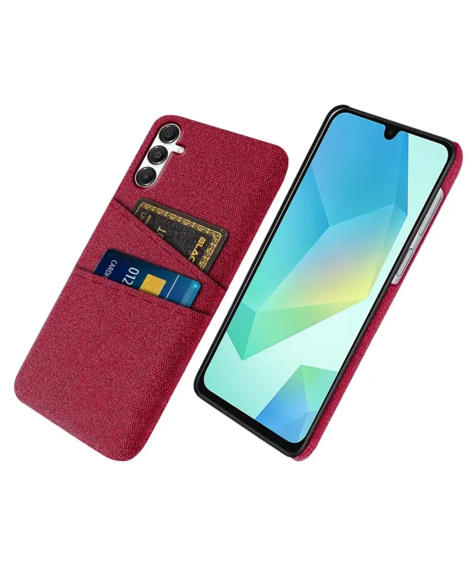 Coque Samsung Galaxy A17 5G en Tissu Anti-choc avec Porte-Carte