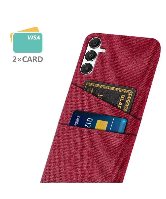 Coque Samsung Galaxy A17 5G en Tissu Anti-choc avec Porte-Carte
