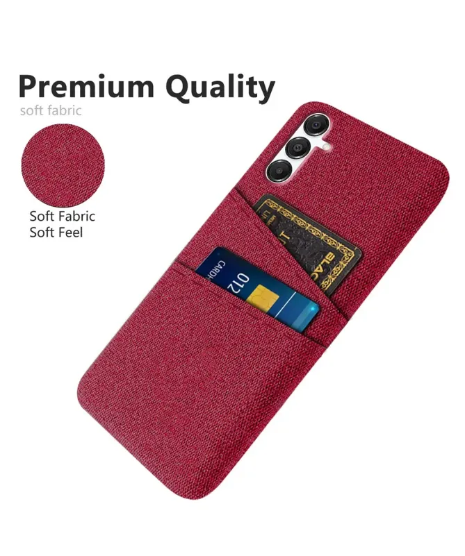 Coque Samsung Galaxy A17 5G en Tissu Anti-choc avec Porte-Carte