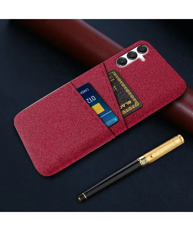 Coque Samsung Galaxy A17 5G en Tissu Anti-choc avec Porte-Carte