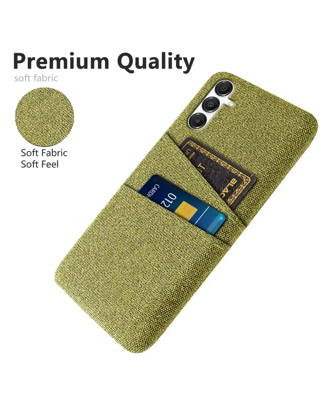 Coque Samsung Galaxy A17 5G en Tissu Anti-choc avec Porte-Carte