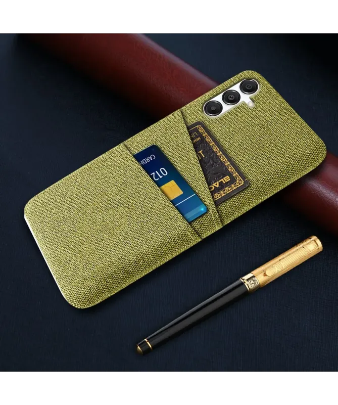 Coque Samsung Galaxy A17 5G en Tissu Anti-choc avec Porte-Carte