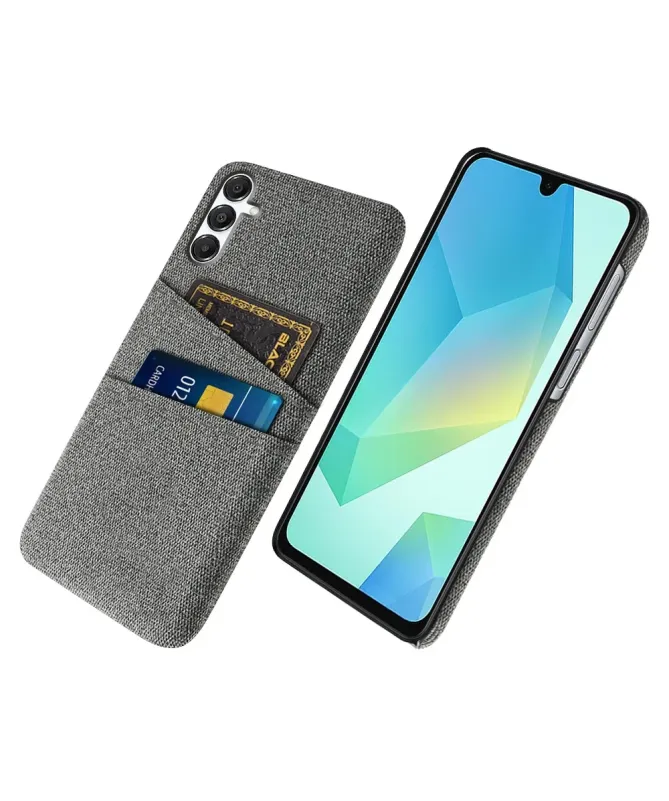 Coque Samsung Galaxy A17 5G en Tissu Anti-choc avec Porte-Carte
