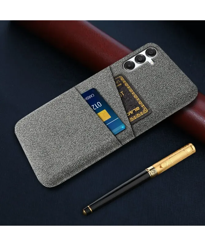 Coque Samsung Galaxy A17 5G en Tissu Anti-choc avec Porte-Carte