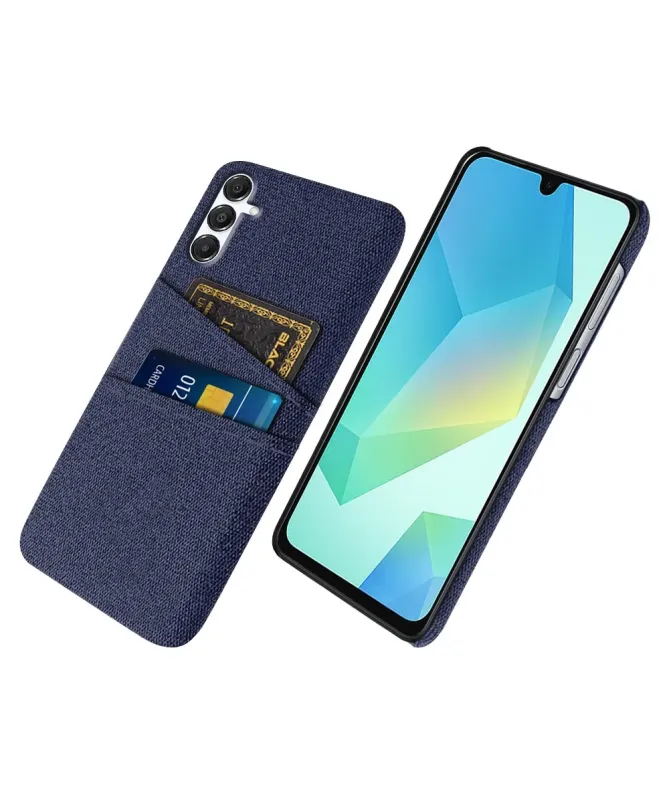 Coque Samsung Galaxy A17 5G en Tissu Anti-choc avec Porte-Carte