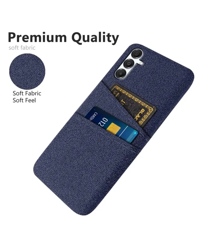 Coque Samsung Galaxy A17 5G en Tissu Anti-choc avec Porte-Carte