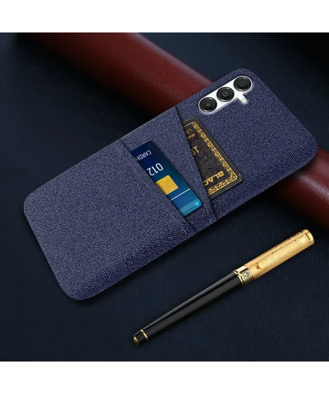 Coque Samsung Galaxy A17 5G en Tissu Anti-choc avec Porte-Carte