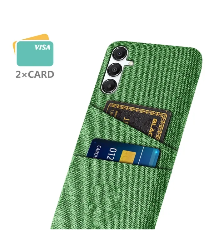 Coque Samsung Galaxy A17 5G en Tissu Anti-choc avec Porte-Carte