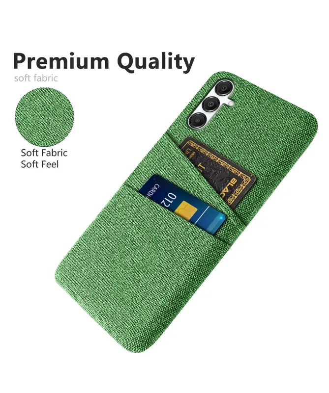 Coque Samsung Galaxy A17 5G en Tissu Anti-choc avec Porte-Carte