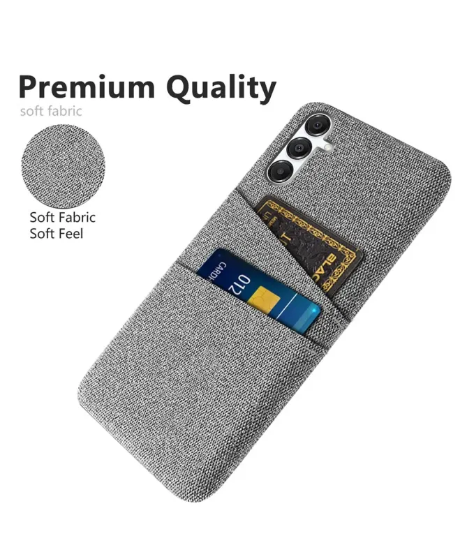 Coque Samsung Galaxy A17 5G en Tissu Anti-choc avec Porte-Carte