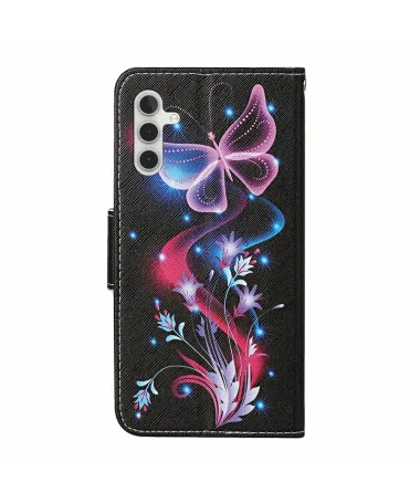 Housse Samsung Galaxy A17 5G Papillon Lumineux