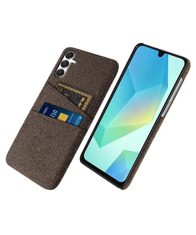 Coque Samsung Galaxy A17 5G en Tissu Anti-choc avec Porte-Carte