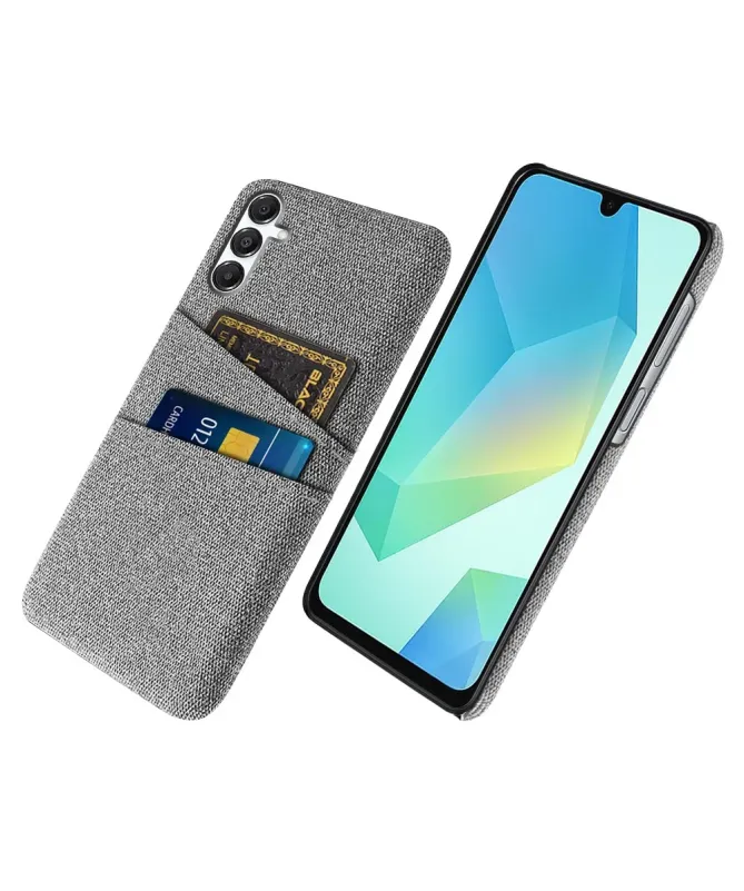 Coque Samsung Galaxy A17 5G en Tissu Anti-choc avec Porte-Carte