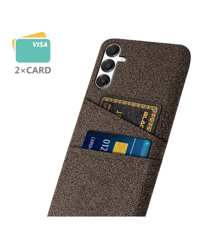 Coque Samsung Galaxy A17 5G en Tissu Anti-choc avec Porte-Carte