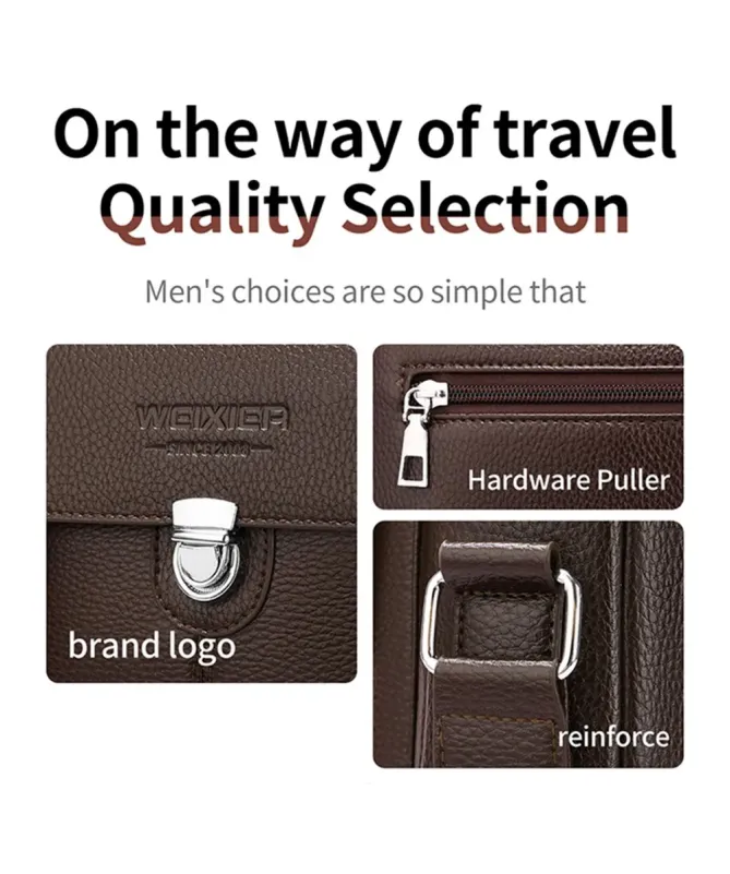 Sac Bandoulière Homme Imperméable avec Poignée | D836