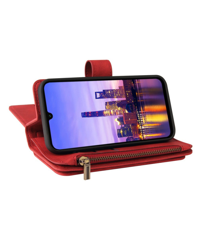 Housse portefeuille Samsung Galaxy A17 5G à lanière