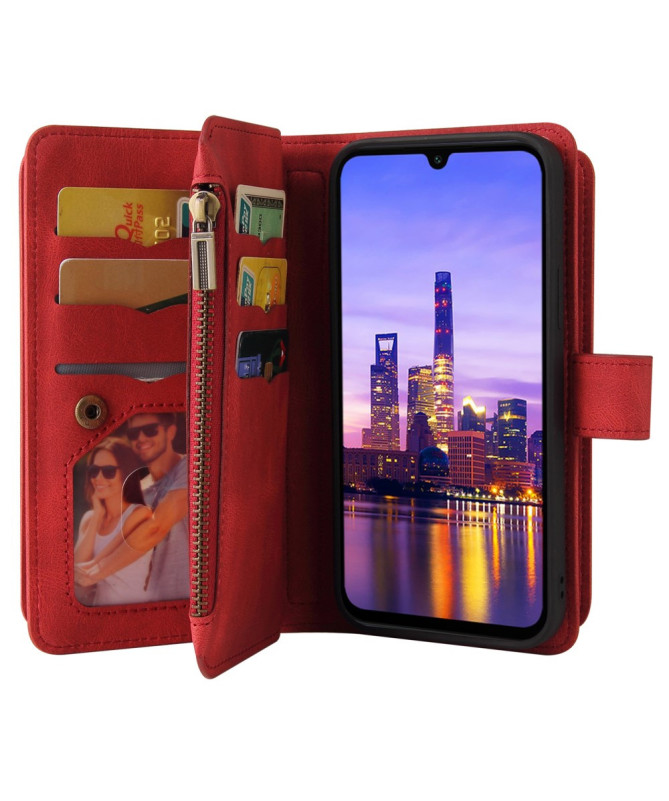 Housse portefeuille Samsung Galaxy A17 5G à lanière